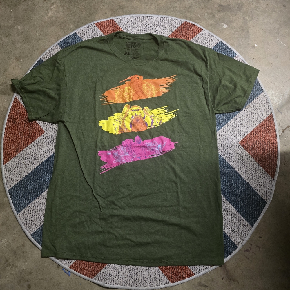 Graphic Olive Green Men's T-Shirt